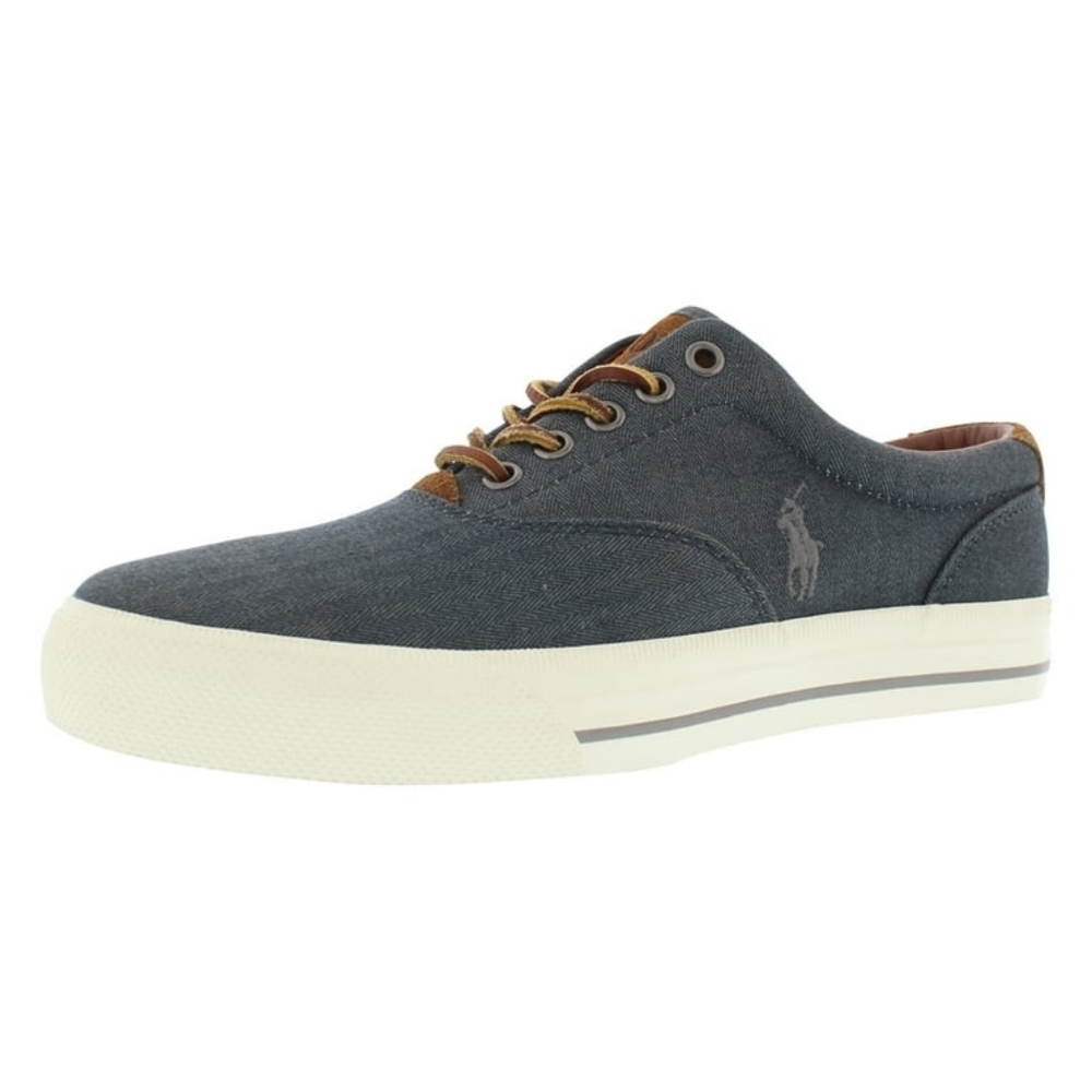 Polo by Ralph Lauren Vaughn Blue Canvas Sneakers - Men's